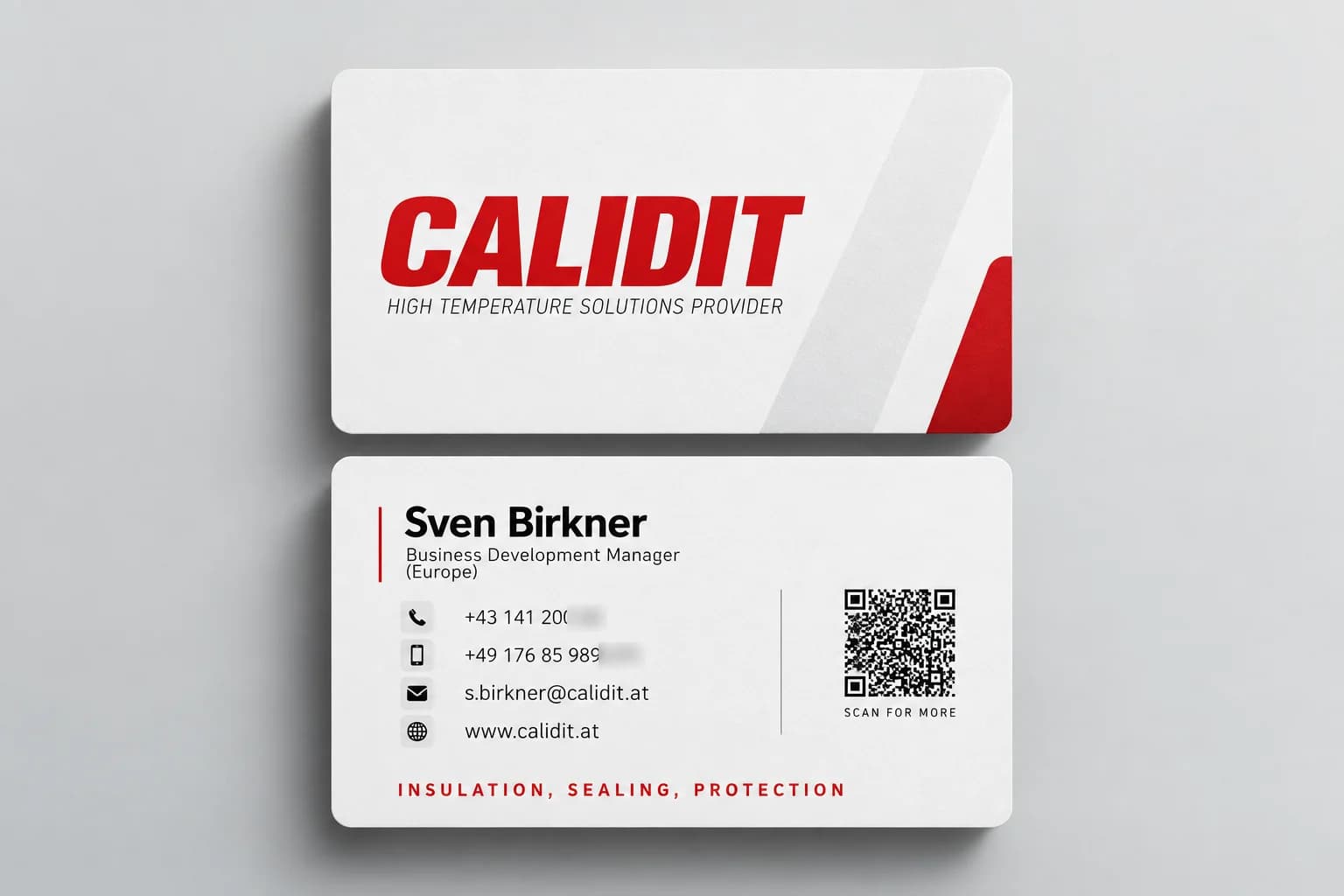 Calidit business cards